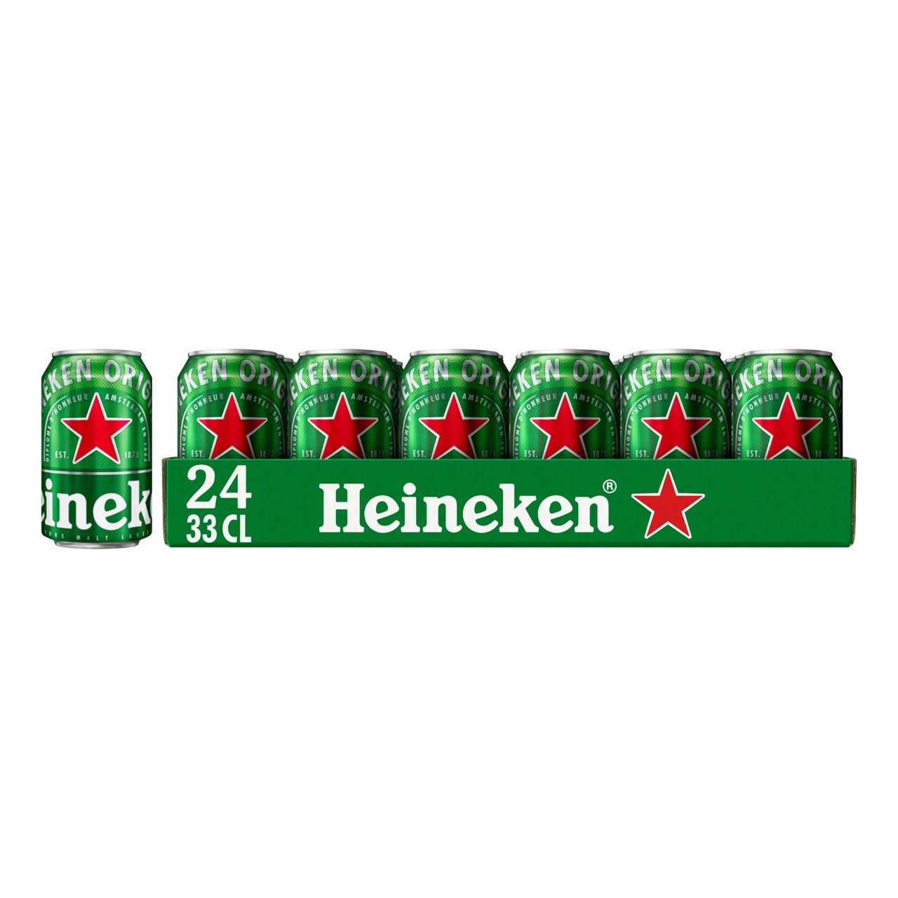 Een Bier Heineken blikje 0.33l koop je bij Supply Mij